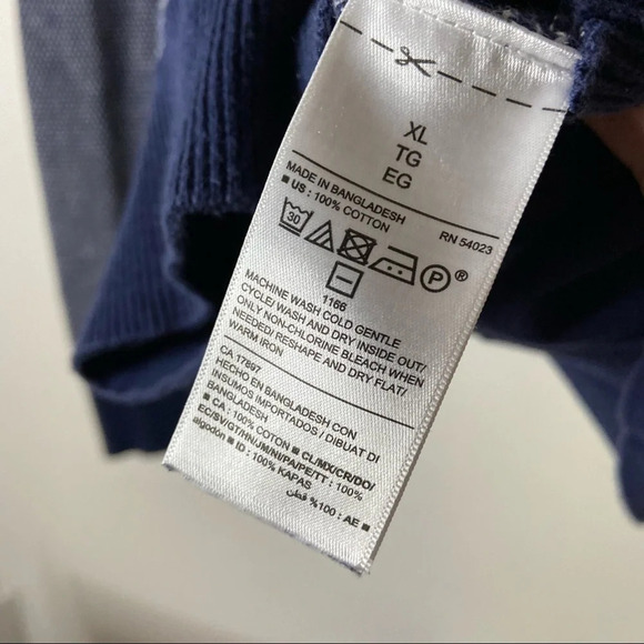 Knit Crewneck Sweater 100% Cotton Size XL Old Navy Fall Winter - Picture 6 of 8